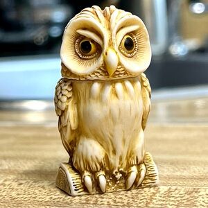 Owl Figurine Secret Compartment Harmony Kingdom Yeoman of the Guard